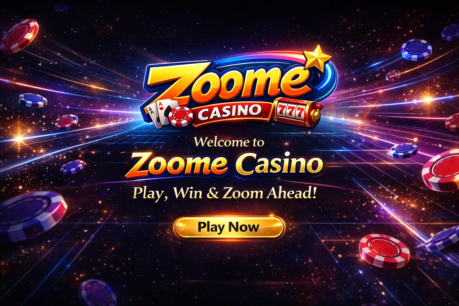 Zoome Casino interface showing pokies and login screen